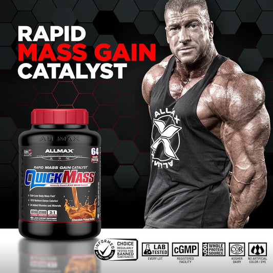 Allmax Nutrition Quickmass, Rapid Mass Gain Catalyst, Premium Mass Gai