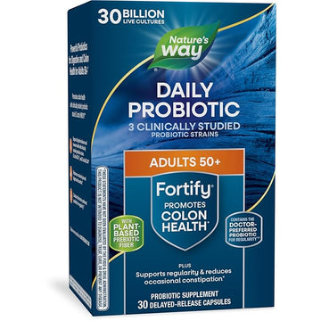Primadophilus Fortify Age 50+ Probiotic Supplement, 30 Count