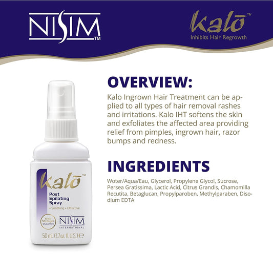 NISIM Kalo Post Epilating Spray - 1.7 Ounce (50 milliliter)