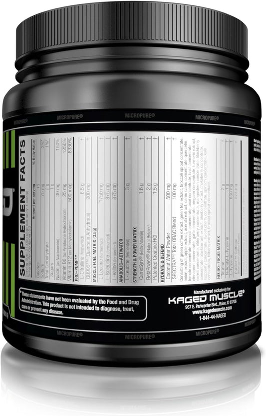 Kaged Original Pre Workout Powder | Krisp Apple | Pre-Kaged | Formulat