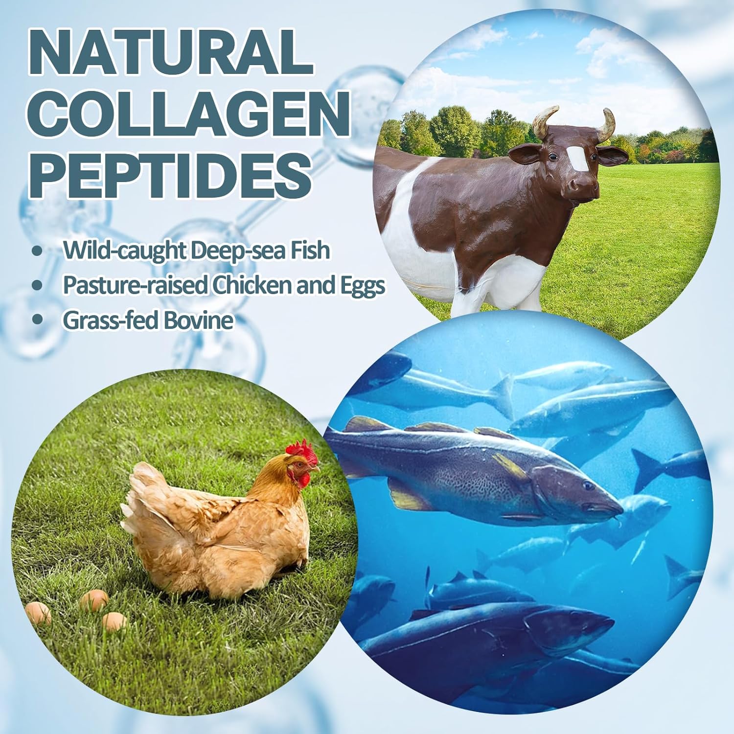 18-In-1 Collagen Pro With Hyaluronic Aicd, Keratin, Biotin, Vit A C & E For Skin, Hair, Nails, Joint & Beauty - Multi Collagen Peptides Capsules With Type I Ii Iii V & X For Women & Men - 120 Caps : Health & Household