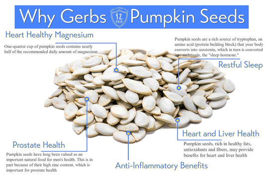 Jumbo Raw Pumpkin Seeds In Shell By Gerbs - 4 Lbs - Top 11 Food Allergen Free & Non Gmo - Vegan & Kosher - Premium Giant Size Whole Pepitas – Cog Usa