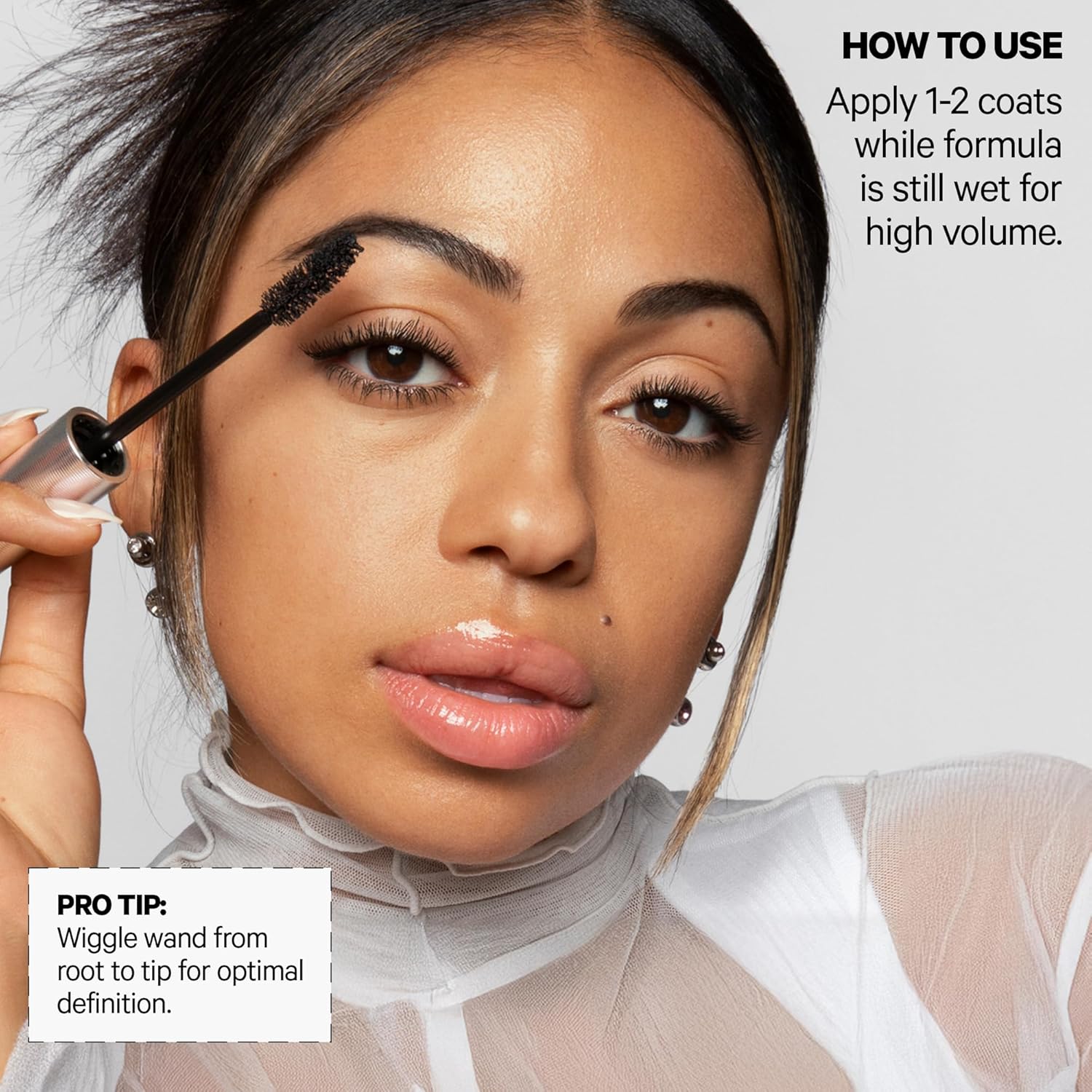 Milk Makeup Mini Kush Mascara – Volumizing Mascara For Thicker, Fuller, High-Volume Lashes From Root To Tip – Clean, Vegan, Conditioning Formula – Black, 0.13 Oz : Beauty & Personal Care