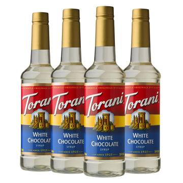 Torani Flavored Drink Syrup, White Chocolate, 25.4 Fl Oz (Pack Of 4)