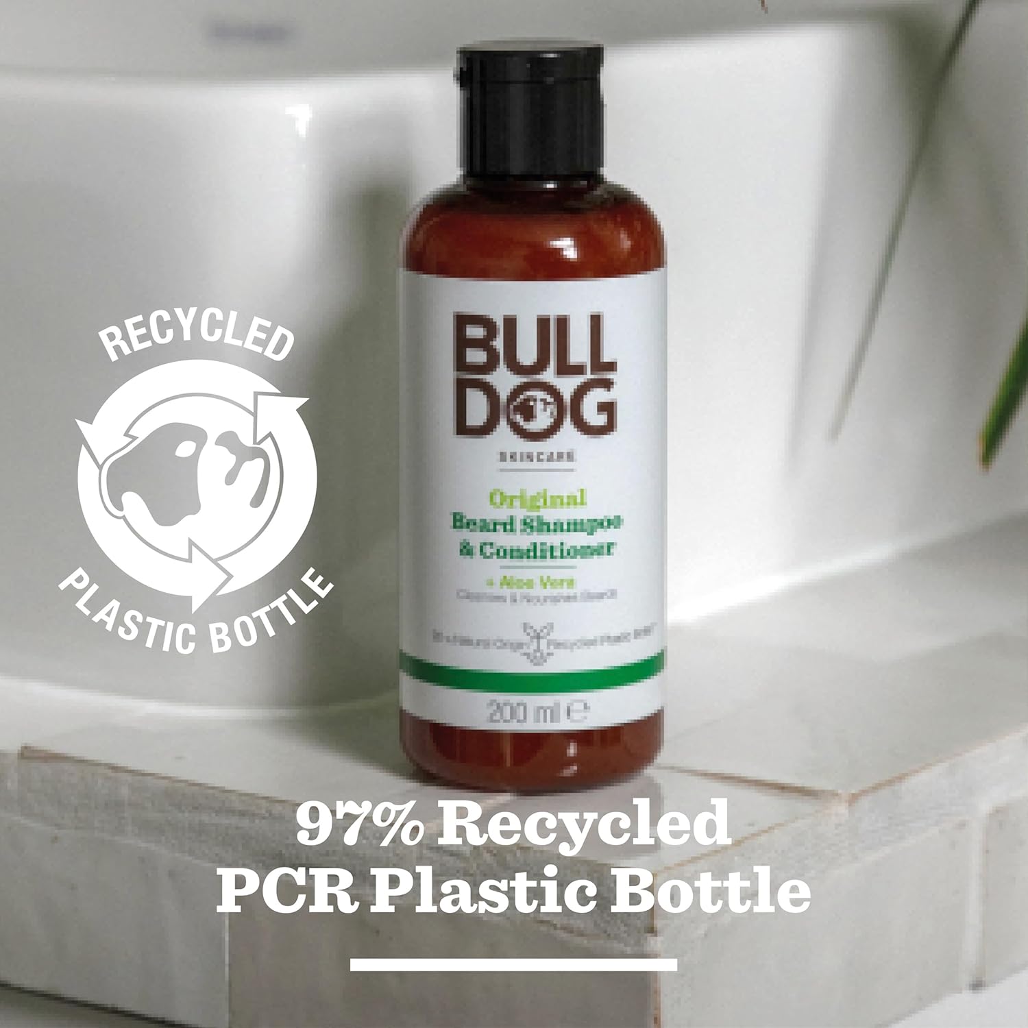 Bulldog Skincare Original Beard Shampoo & Conditioner, Men's Grooming, Beard Moisturiser for Softer, Supple Beards, 200ml : Amazon.co.uk: Beauty