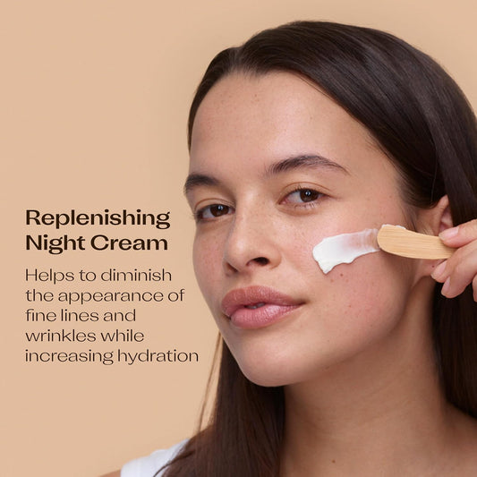 Trilogy Replenishing Night Cream, With Glycablend & Co-Enzyme Q10, 2.0 Fl Oz