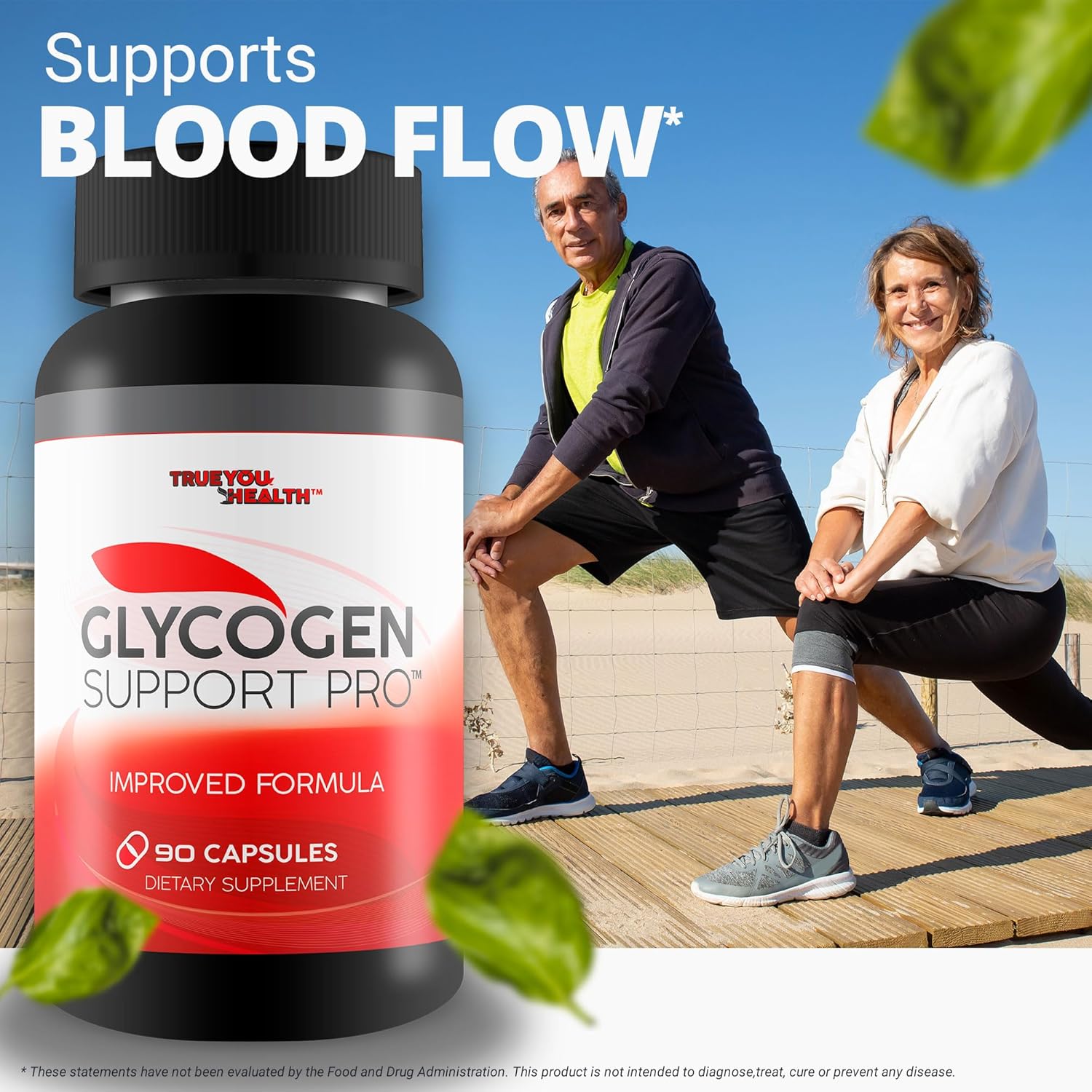 Glycogen Support Pro - Our Best Blood Circulation Supplement For - Sugar Cleanse Detox - Blood Health Blood Balance Circulation And Vein Support Vitamins - Blood Support Blood Circulation Supplements : Health & Household