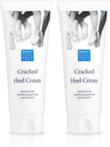 Escenti Cool Feet Cracked Heel Cream For Dry Skin, 100 Ml - Pack Of 2
