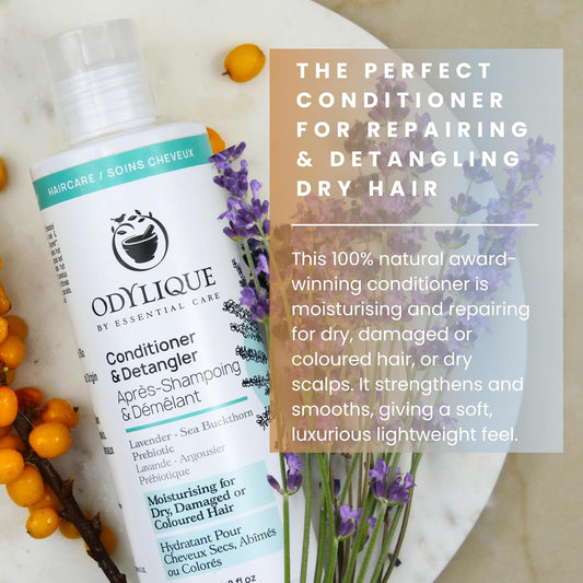 Odylique Lavender Organic & Natural Conditioner & Detangler 200Ml | Vegan & 100% Natural | Silicone Free Conditioner & Sulphate Free |