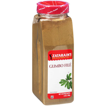 Zatarain'S Gumbo Filé, 12 Oz - One 12 Ounce Container Of Gumbo Filé Seasoning, Sassafras Tree Leaves, Best For Cajun Gumbo Soup Or Seafood Stew