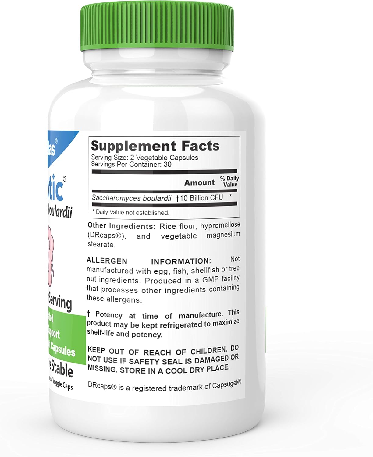 Drformulas Saccharomyces Boulardii Probiotic 10 Billion Cfus | Nexabiotic S Boulardii, Immune And Digestive Support Supplement, 60 Stomach Acid Resistant Probiotics Capsules : Health & Household