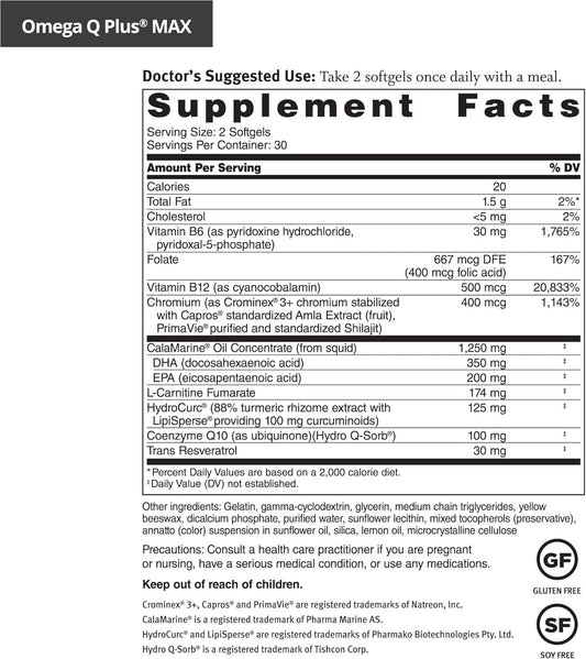 Dr. Sinatra Omega Q Plus Max With 100 Mg Of Coq10 And Magnesium Broad-Spectrum Complex Ultimate Heart Health Bundle | Advanced Cardiovascular Support For Healthy Cholesterol And Blood Pressure