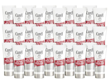 Curel Ultra Healing Intensive Fragrance-Free Lotion For Extra-Dry Skin, Dermatologist Recommended, Ideal For Sensitive Skin, Cruelty Free, Paraben Free 1 Oz (Pack Of 30)