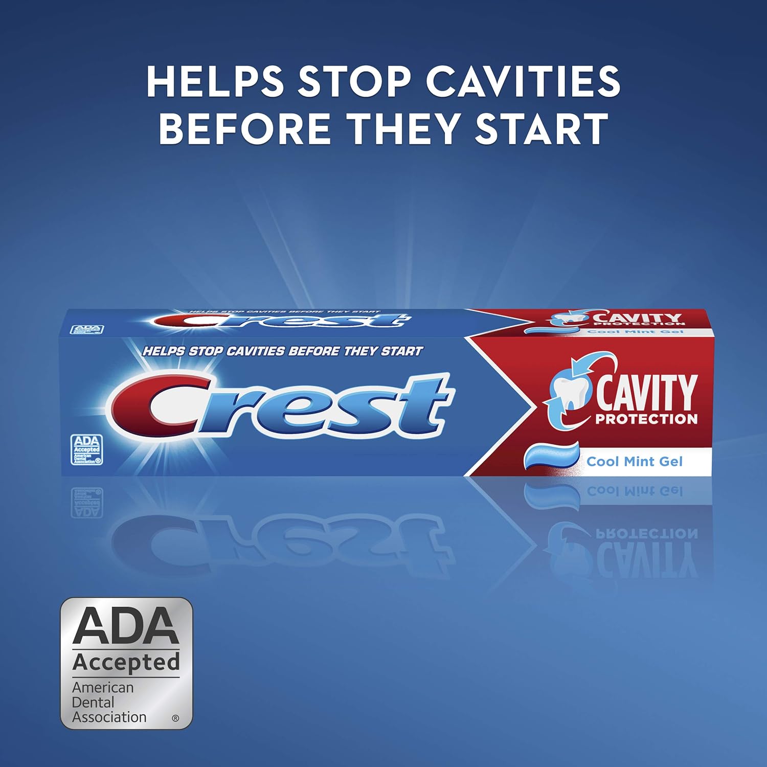 Crest Cavity Protection Toothpaste Gel Cool Mint 8. 20 Oz