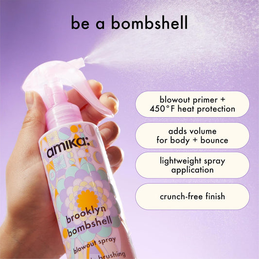 Brooklyn Bombshell Blowout Spray, 200Ml | Amika : Beauty & Personal Care
