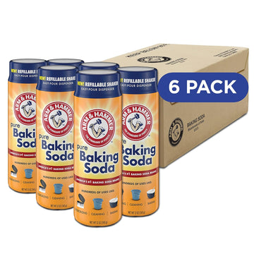 Arm & Hammer Baking Soda Shaker, 12 Oz (Pack Of 6)