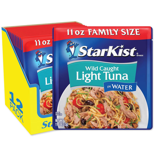 Starkist Chunk Light Tuna In Water - 11 Oz Pouch (Pack Of 12)