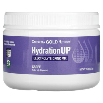 California Gold Nutrition Hydrationup, Electrolyte Drink Mix Powder, G