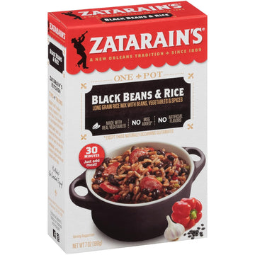 Zatarain'S Black Beans & Rice, 7 Oz (Pack Of 12)