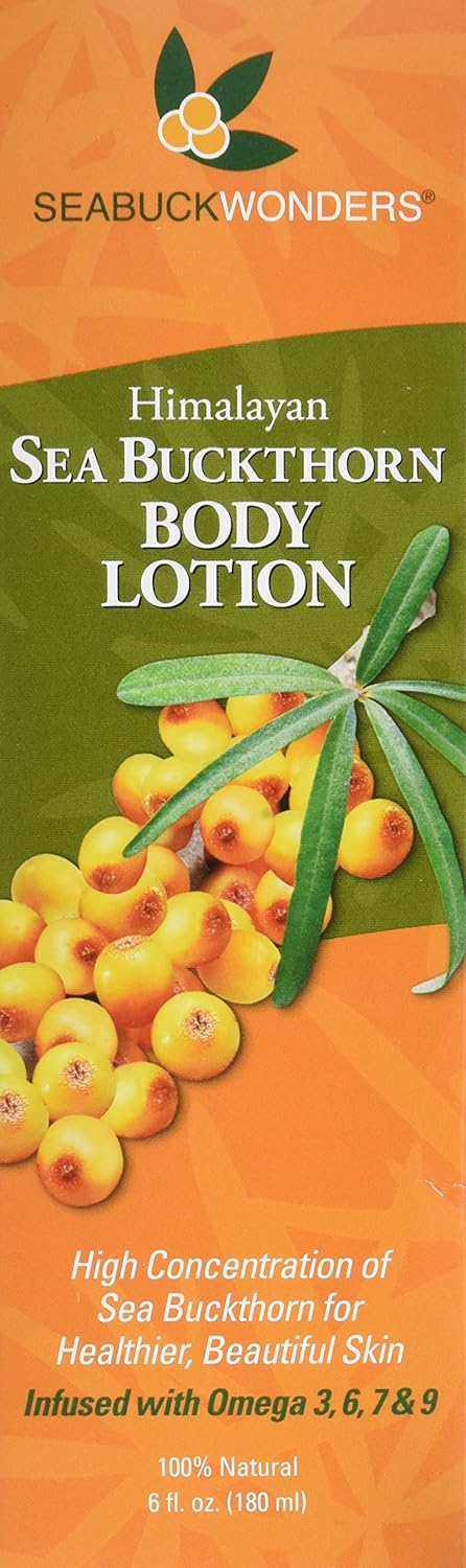 Organic Sea Buckthorn Body Lotion, 6 Fl Oz