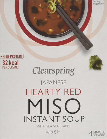 Clearspring Instant Miso Soup - Hearty Red With Sea Vegetable