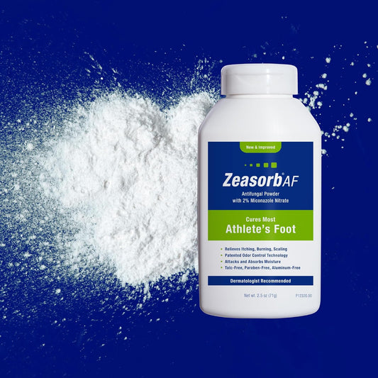 Zeasorb Athlete'S Foot Powder, Super Absorbent Itch Relief, 2.5 Oz