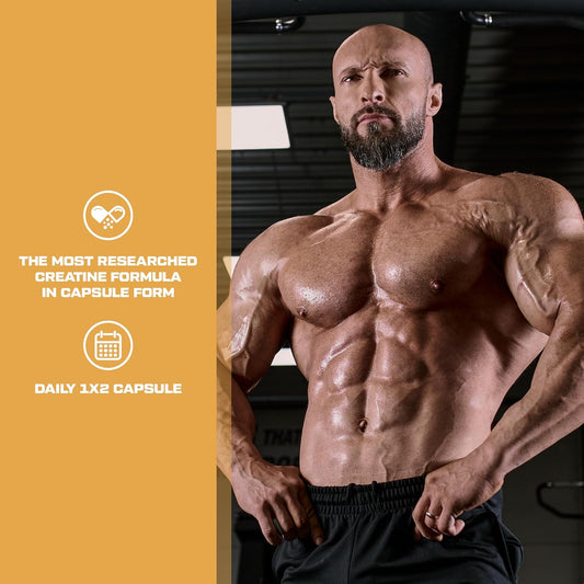 Scitec Nutrition Mega Creatine Monohydrate 1320, Food Supplement Capsules With CreapureĀ® Creatine Monohydrate, 120 Mega Capsules