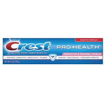 Crest Pro-Health Sensitive & Enamel Shield Toothpaste, Mint, 4.6 Oz