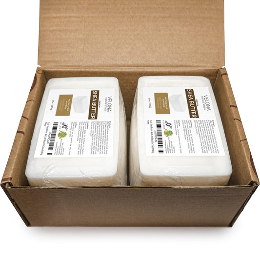 Velona 10 Lb - Shea Butter - Melt And Pour Soap Base Sls/Sles Free | Natural Bars For The Best Result For Soap-Making