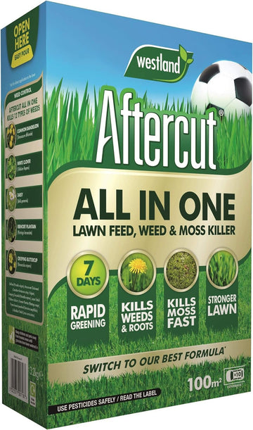 Aftercut 20400460 Weed And Moss Killer, Natural, 100 Sq M20400460