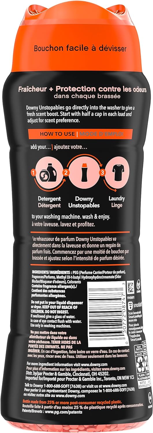 Downy Unstopables In-Wash Laundry Scent Booster Beads, Tide Original, 18.2 Oz