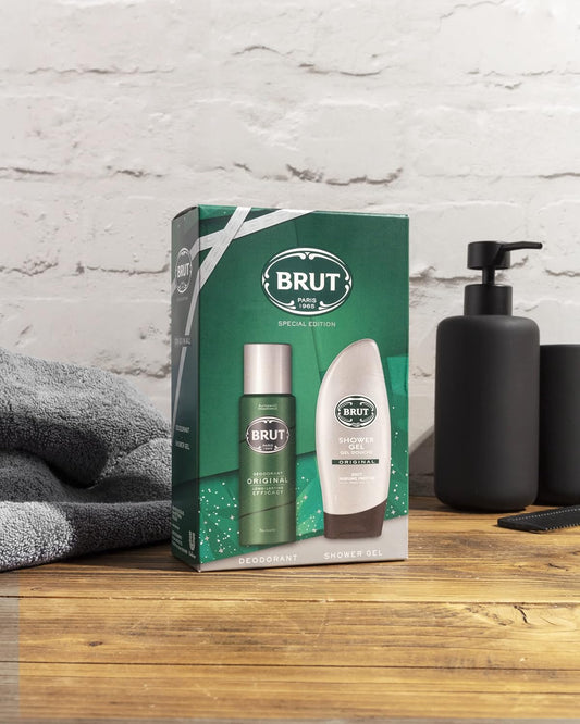 Brut Deodorant 200Ml & Shower Gel 250Ml Gift Set