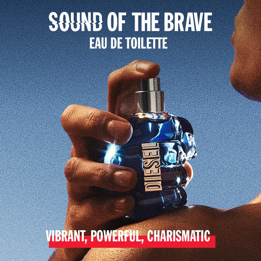 Diesel Sound Of The Brave, Eau De Toilette & Fragrance Gift Set For Men, Notes Of Lemon, Spicy Juniper Berries & Ambery Wood