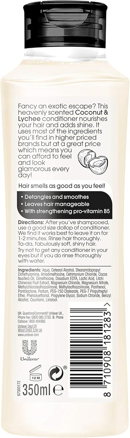 Alberto Balsam Coconut & Lychee Conditioner, 350Ml