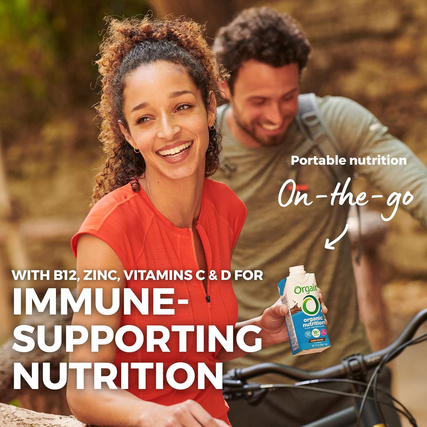 Orgain Organic Nutritional Vegan Protein Shake, Smooth Chocolate - 16G Plant Based Protein, Meal Replacement, 22 Vitamins & Minerals, Fruits & Vegetables, Gluten Free, Non-Gmo, 11 Fl Oz (Pack Of 4)