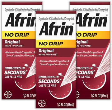 Afrin Original Nasal Spray (Old Version), 0.5 Fl Oz