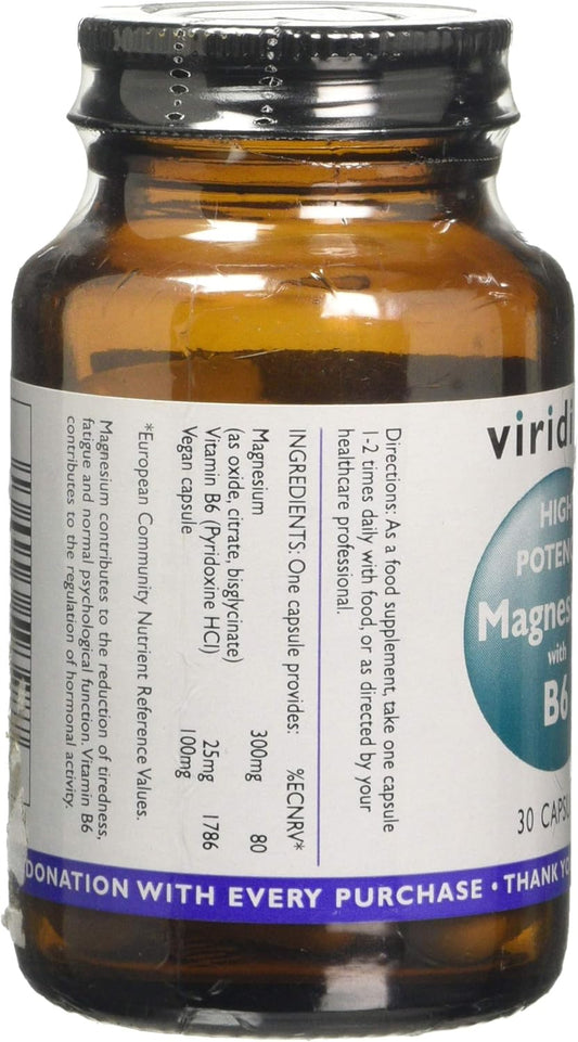 High Potency Magnesium With B6