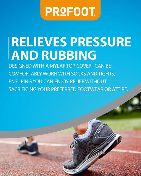 Profoot Corn Cushions - 12 Cushioning Pads - Instant Relief From Painful Corns - Super Soft Cushioning Foam Pads For Pressure Relief - Self Adhesive Pads (2 Pack)