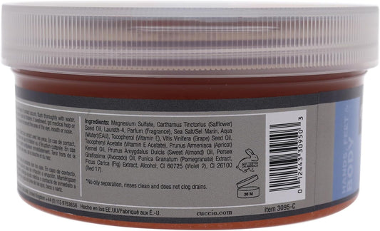 Cuccio Natural Sea Salt with Pomegranate and Fig, Medium Crystals and Fine 553 g : Amazon.co.uk: Beauty