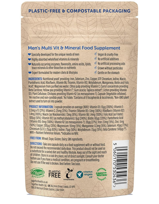 Together Mens Multivitamin & Mineral Capsule, 30 Ct