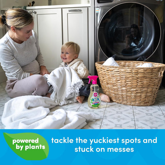 Stain Remover Spray By Dapple Baby, Fragrance Free, 16.9 Fl Oz Spray Bottle - Plant-Based & Hypoallergenic - Baby Laundry Stain Remover For Clothes & Cloth Diapers