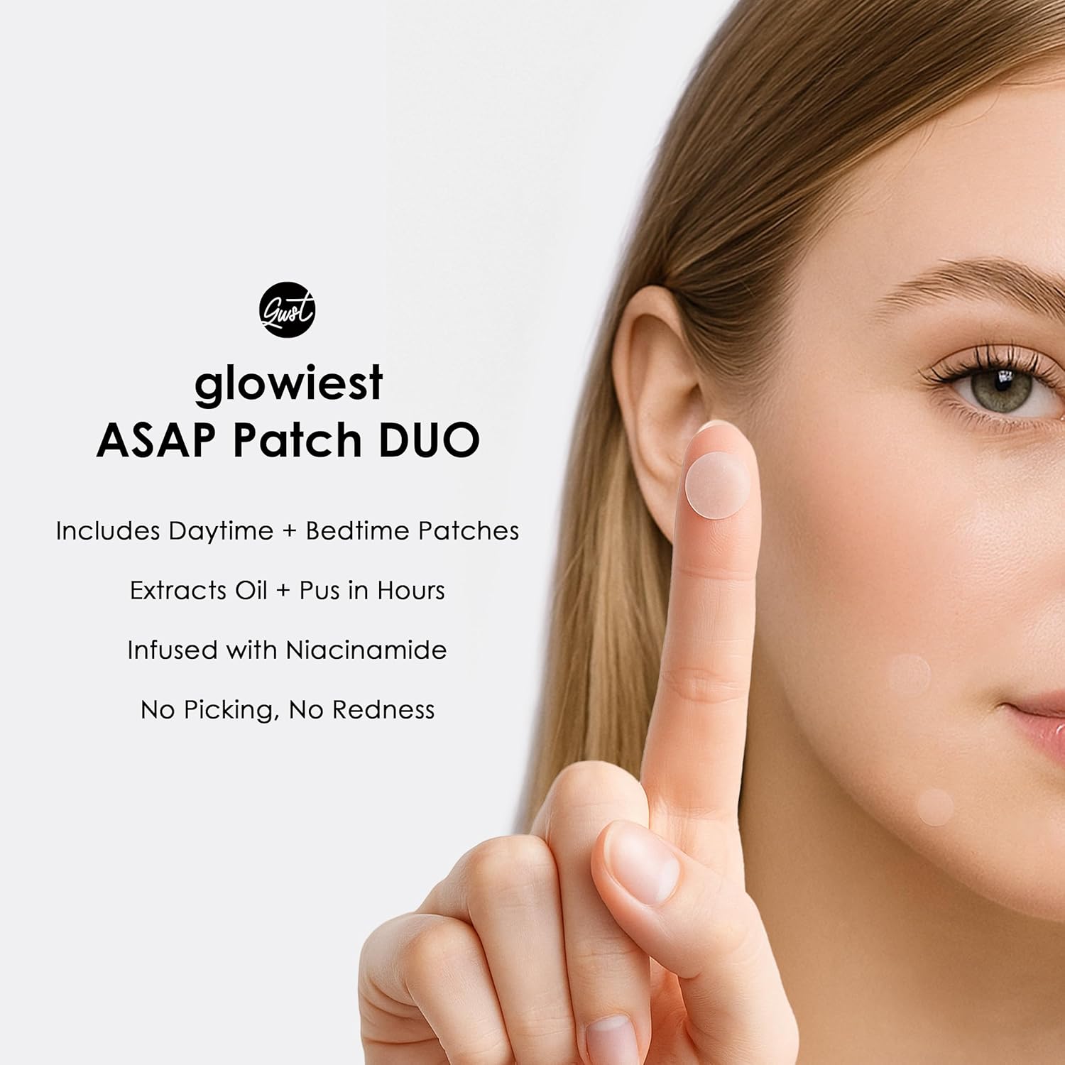 Glowiest Asap Active Spot Alleviating Patch 44 Patches (Duo) 8Mm, 10Mm, 12Mm Spot Patches - Premium Hydrocolloid Dressing Dots | Simple & Easy Active Treatment : Beauty & Personal Care