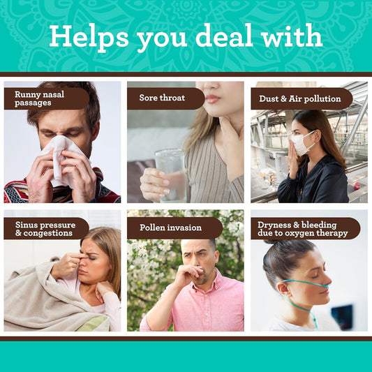 Gurunanda Premixed Saline Packets For Nasal Rinse (8 Count), All Natural Sinus Rinse Packets To Help With Allergies & Congestion Relief, 0.08Oz Each