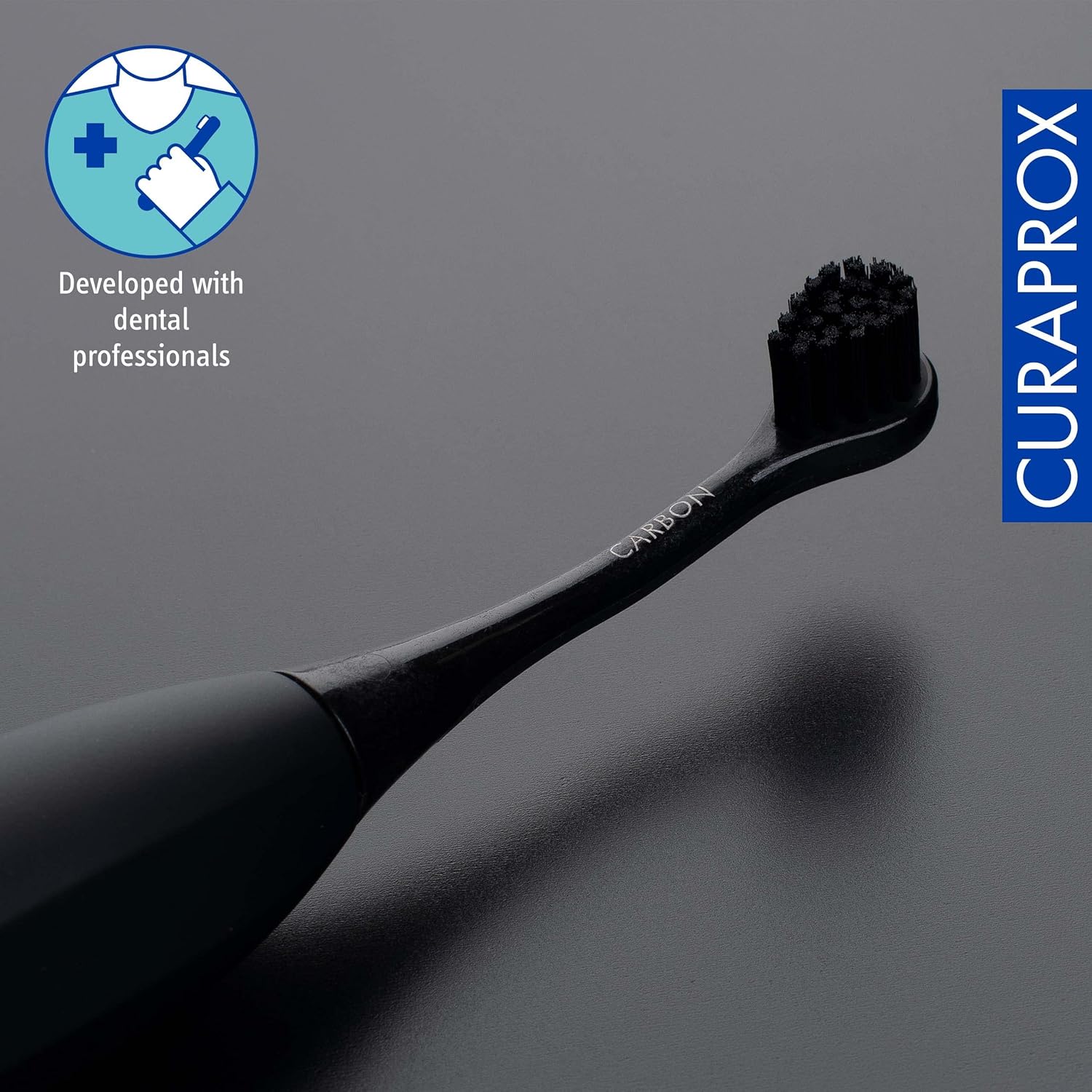 Curaprox Hydrosonic Black is White Carbon Whitening Brush Heads, 2 Pieces - Curaprox Activated Charcoal Electric Replacement Toothbrush Heads. : Amazon.co.uk: Beauty
