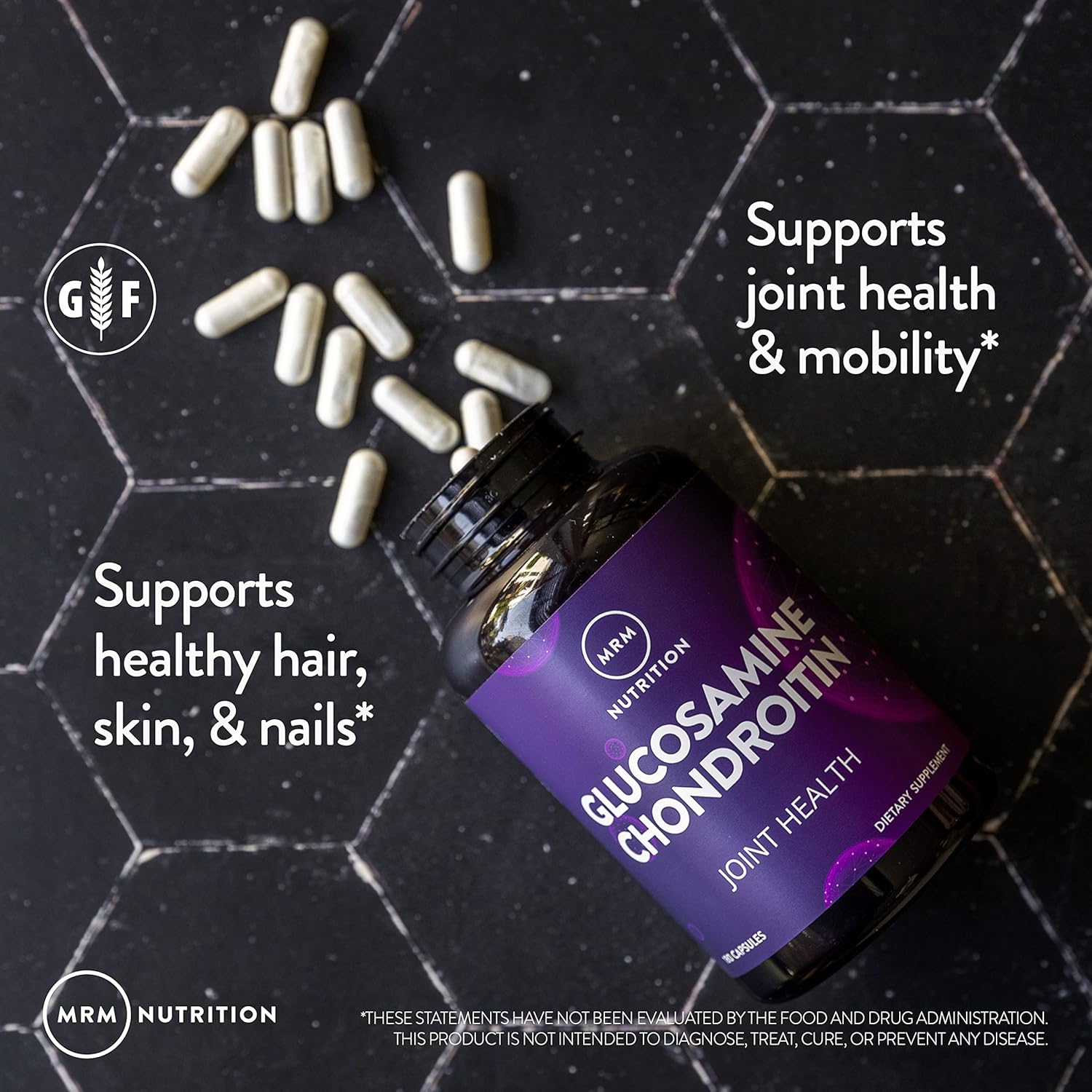 Mrm - Glucosamine 1500Mg/Chondroitin Sulfate 1200 Mg 180 Caps : Health & Household