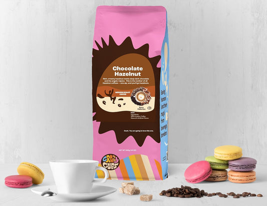 Crazy Cups Hazelnut Ground Coffee, Hazelnut Coffee Beans For Brewing Flavored Hot Or Iced Coffee, Medium Roast Hazelnut Flavored Coffee In 10 Oz Bags, Pack Of 3