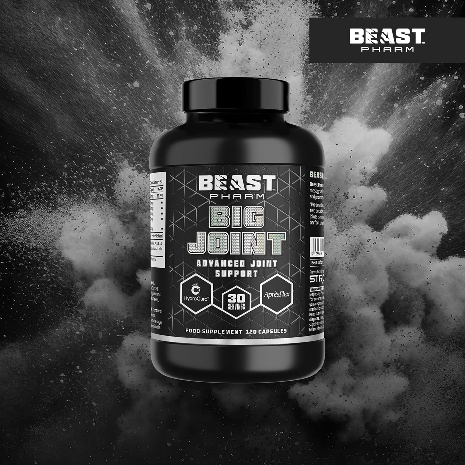 Beast | Joint Supplement | Glucosamine and Chondroitin High Strength Turmeric Curcumin Capsules with Hyaluronic Acid | 30 Servings : Amazon.co.uk: Health & Personal Care