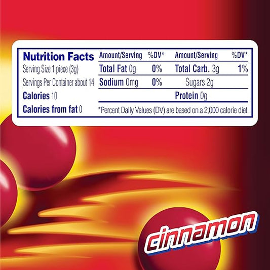 Mentos Candy, Mint Chewy Roll, Cinnamon, Non Melting, Party, 1.32 Oz(Pack Of 15)