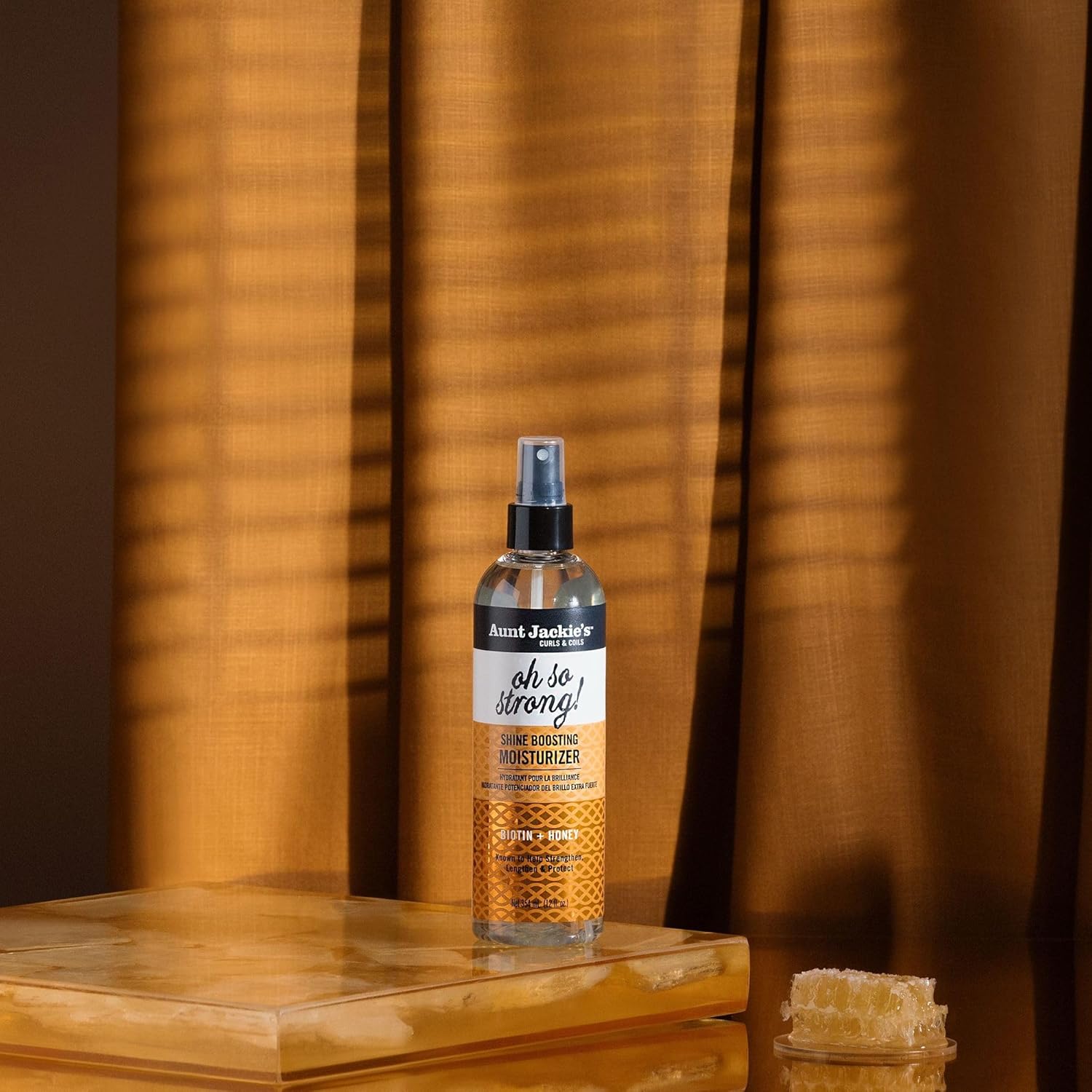 Aunt Jackie's Curls & Coils Braid + Twist Collection Oh So Strong Shine Boosting Moisturizer, 12 fl oz : Beauty & Personal Care