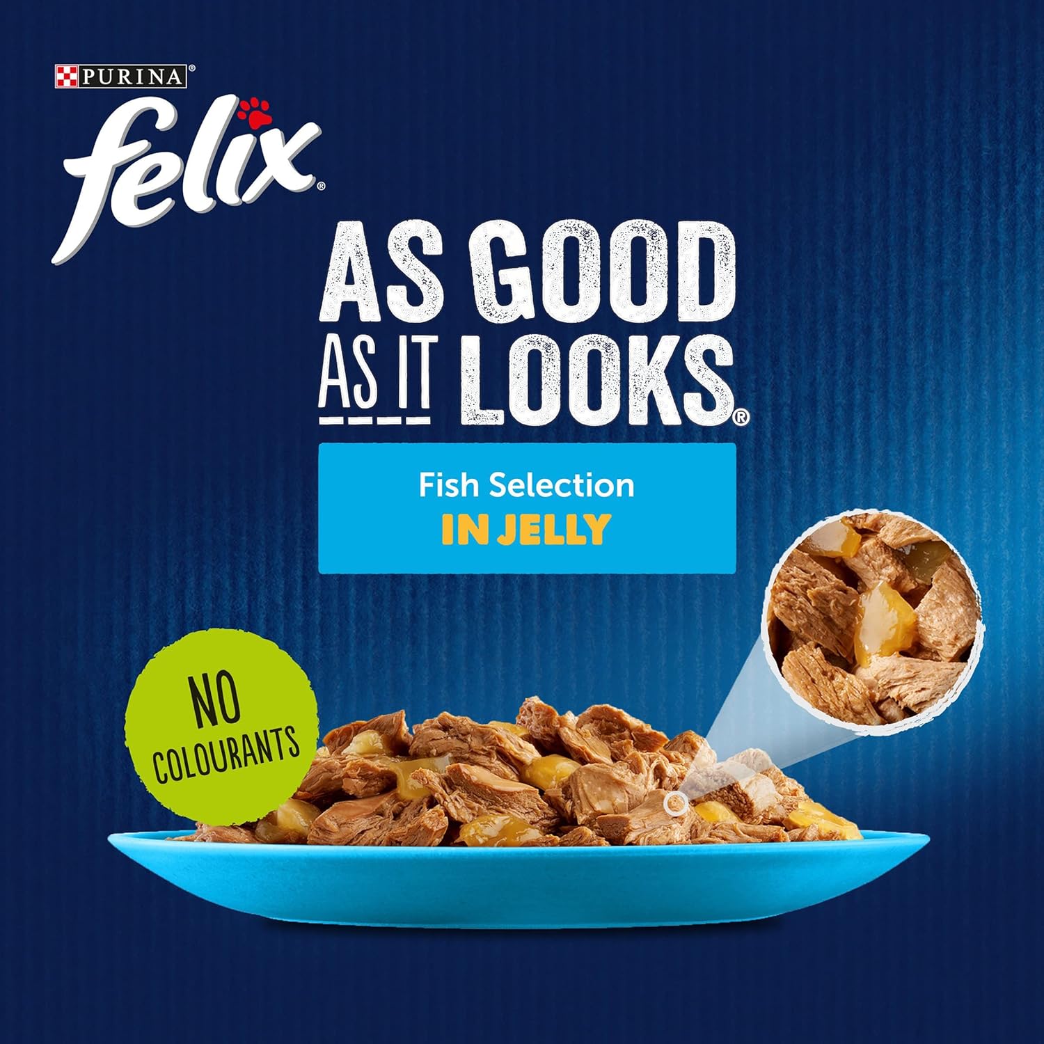 Felix As Good As It Looks Fish Cat Food 120x100g :Pet Supplies
